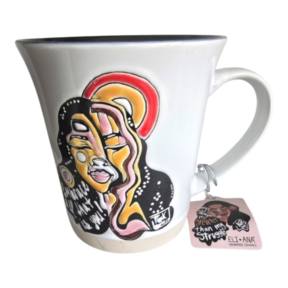Pink Lomein Eli Ana Embrace All That Is You Ceramic Cup Mug Soup